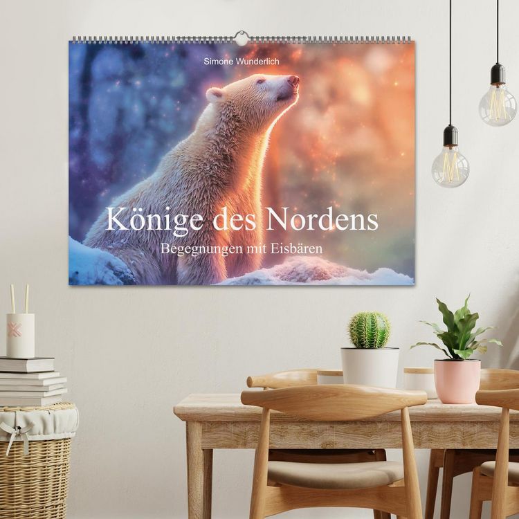 Produktbild: K&ouml;nige des Nordens - Begegnungen mit Eisb&auml;ren (Wandkalender 2027 DIN A2 quer), CALVENDO Monatskalender