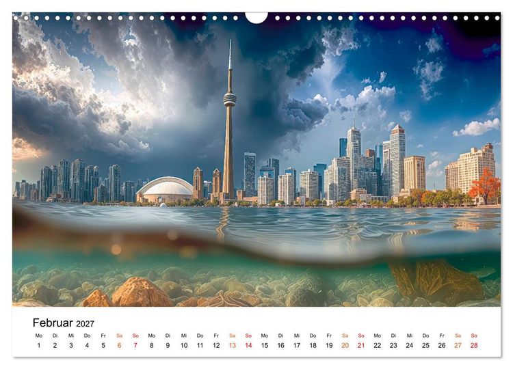 Produktbild: Kanada - zwischen Seen, Bergen und K&uuml;sten (Wandkalender 2027 DIN A3 quer), CALVENDO Monatskalender