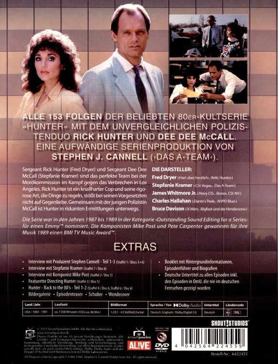 Produktbild: Hunter - Komplettbox (Alle 7 Staffeln / 153 Folgen) (Fernsehjuwelen) [42 DVDs]
