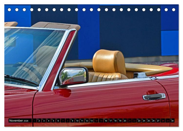 Produktbild: Ein Stern f&uuml;r Amerika - Mercedes Benz 560 SL (Tischkalender 2026 DIN A5 quer), CALVENDO Monatskalender