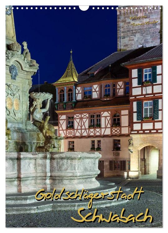 Produktbild: Goldschl&auml;gerstadt Schwabach (Wandkalender 2026 DIN A3 hoch), CALVENDO Monatskalender