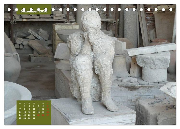 Produktbild: Pompeji-Kalender (Tischkalender 2026 DIN A5 quer), CALVENDO Monatskalender