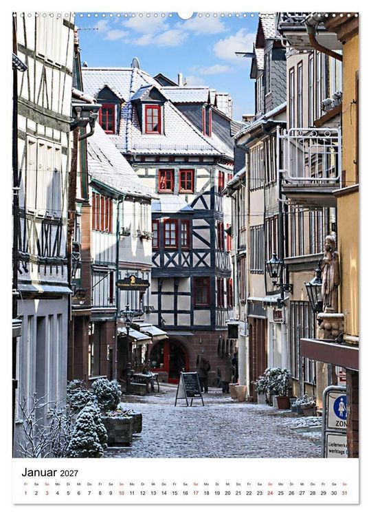 Produktbild: Gelnhausen Stadt vertikal (hochwertiger Premium Wandkalender 2027 DIN A2 hoch), Kunstdruck in Hochglanz