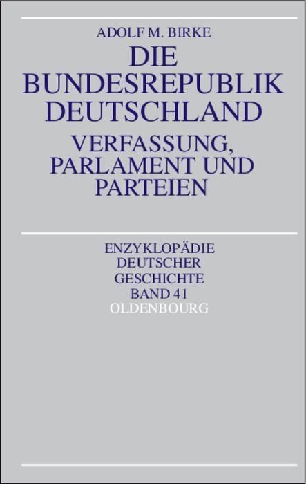 Produktbild: Die Bundesrepublik Deutschland