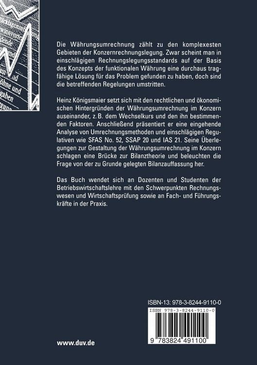Produktbild: W&auml;hrungsumrechnung im Konzern