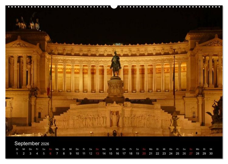 Produktbild: Vade mecum Romam - Geh mit mir nach Rom (Wandkalender 2026 DIN A2 quer), CALVENDO Monatskalender