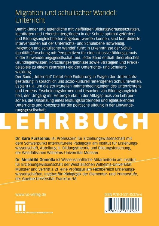 Produktbild: Migration und schulischer Wandel: Unterricht