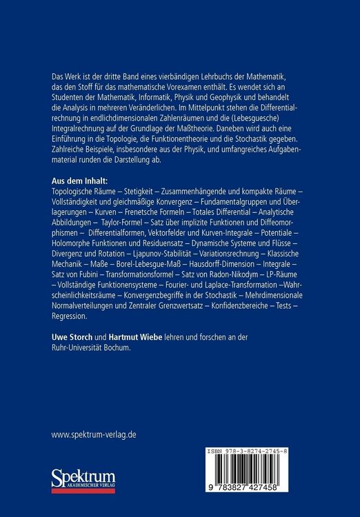 Produktbild: Lehrbuch der Mathematik, Band 3