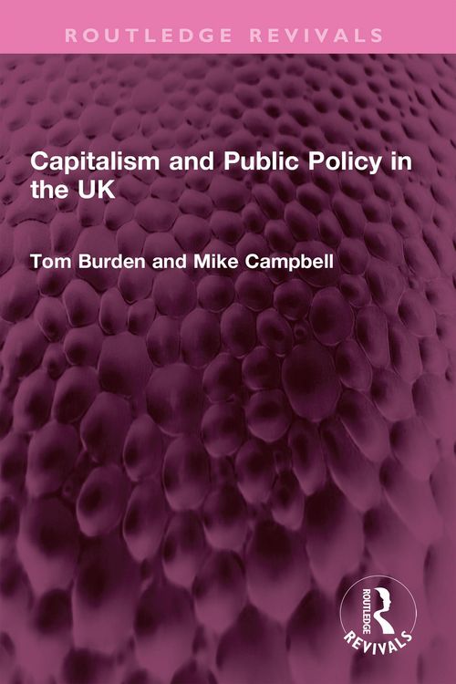 Produktbild: Capitalism and Public Policy in the UK