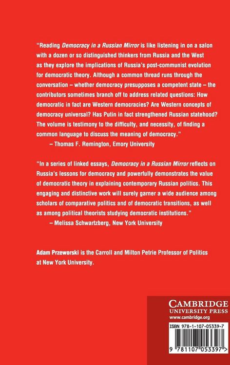 Produktbild: Democracy in a Russian Mirror