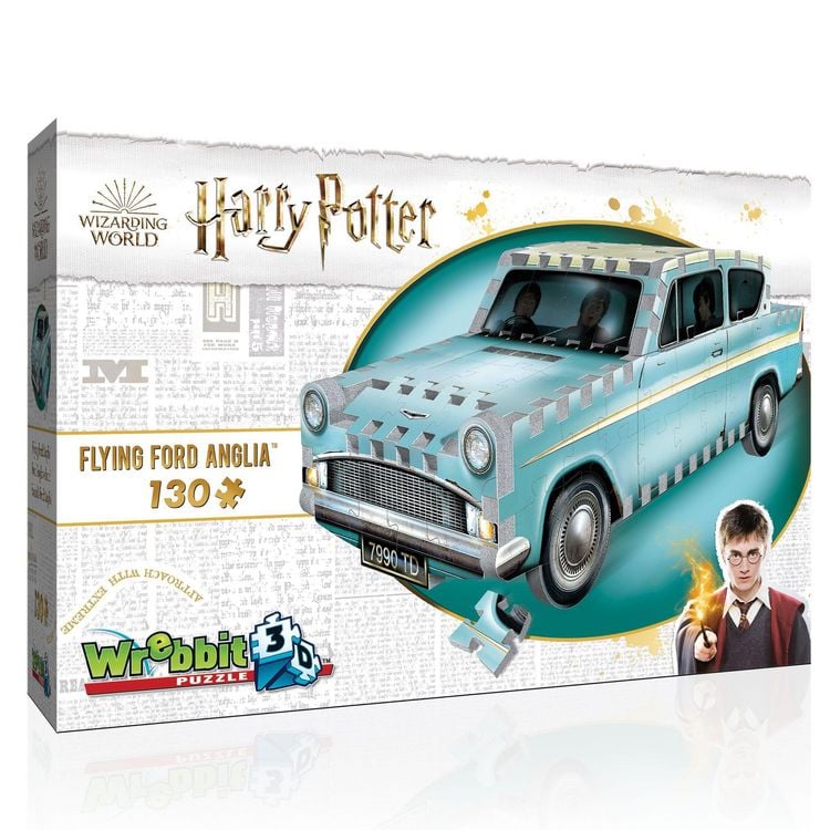Produktbild: Flying Ford Anglia Harry Potter. 3D-PUZZLE (130 Teile)