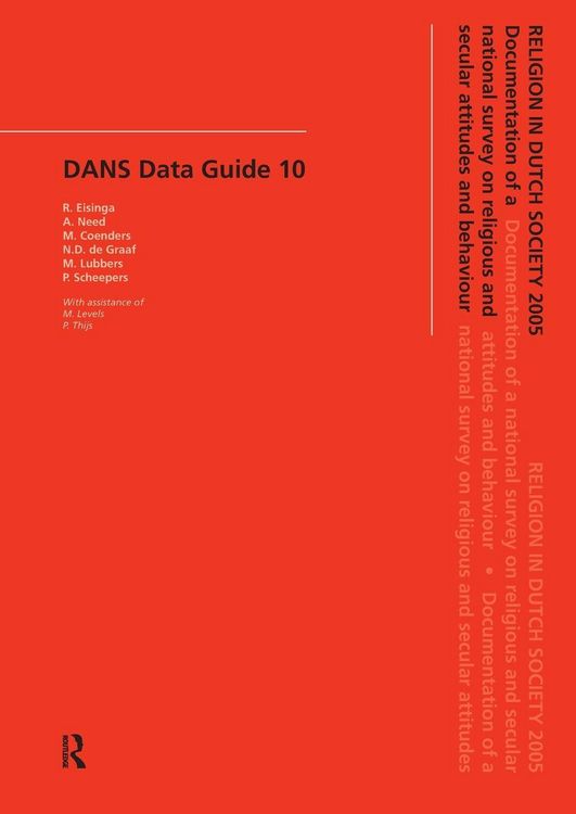 Produktbild: Religion in Dutch Society 2005