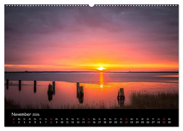 Produktbild: Ostseeregion Dar&szlig;-Zingst (Wandkalender 2026 DIN A2 quer), CALVENDO Monatskalender
