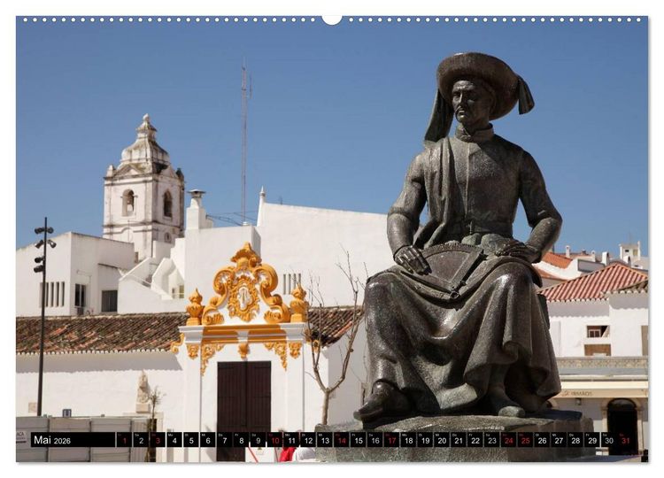 Produktbild: Die Algarve (hochwertiger Premium Wandkalender 2026 DIN A2 quer), Kunstdruck in Hochglanz