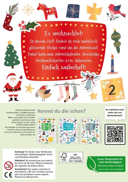 Produktbild: Sticker Adventskalenderversch&ouml;nerer