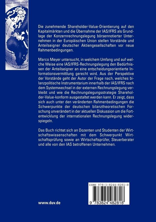 Produktbild: Unternehmenswertorientierte Berichterstattung auf Basis der IAS/IFRS