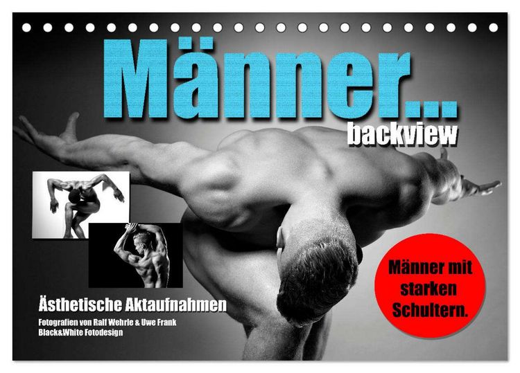 Produktbild: M&auml;nner... backview (Tischkalender 2026 DIN A5 quer), CALVENDO Monatskalender