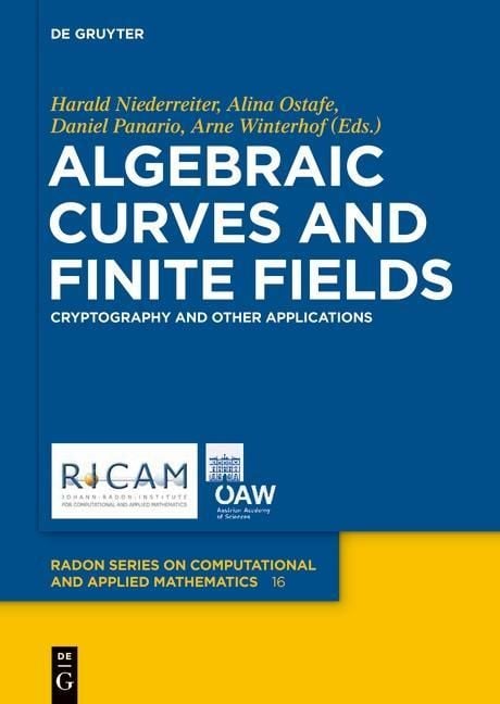 Produktbild: Algebraic Curves and Finite Fields