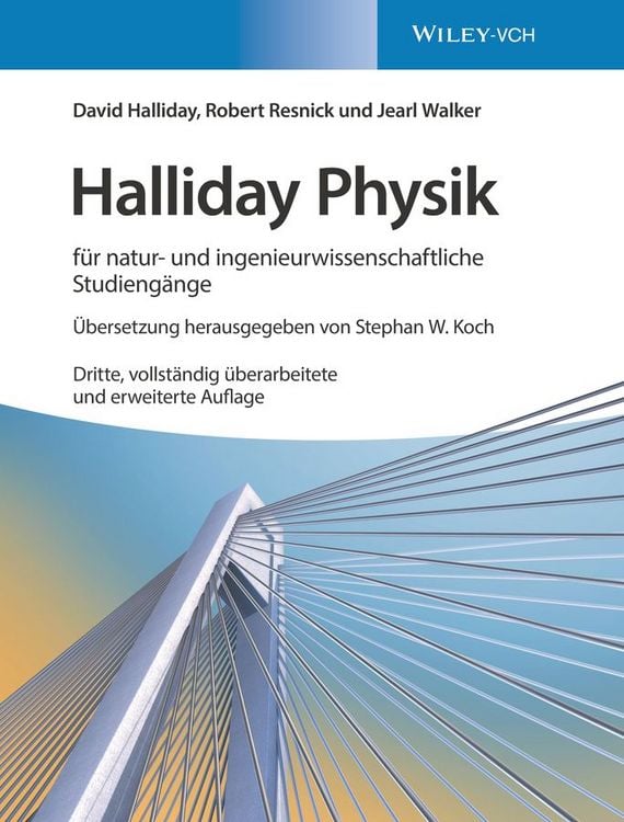Produktbild: Halliday Physik f&uuml;r natur- und ingenieurwissenschaftliche Studieng&auml;nge