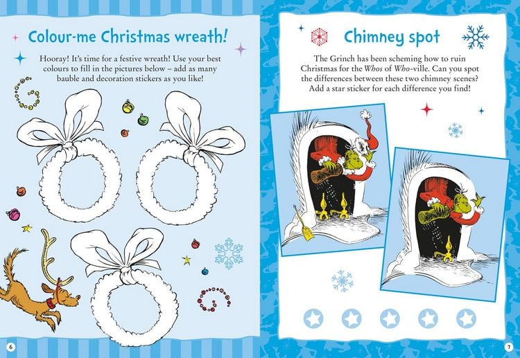 Produktbild: The Grinch Christmas Activity Book