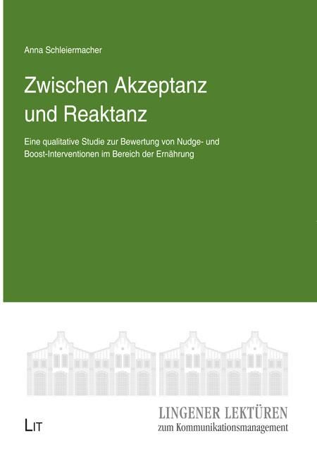 Produktbild: Schleiermacher, A: Zwischen Akzeptanz und Reaktanz - Eine qu