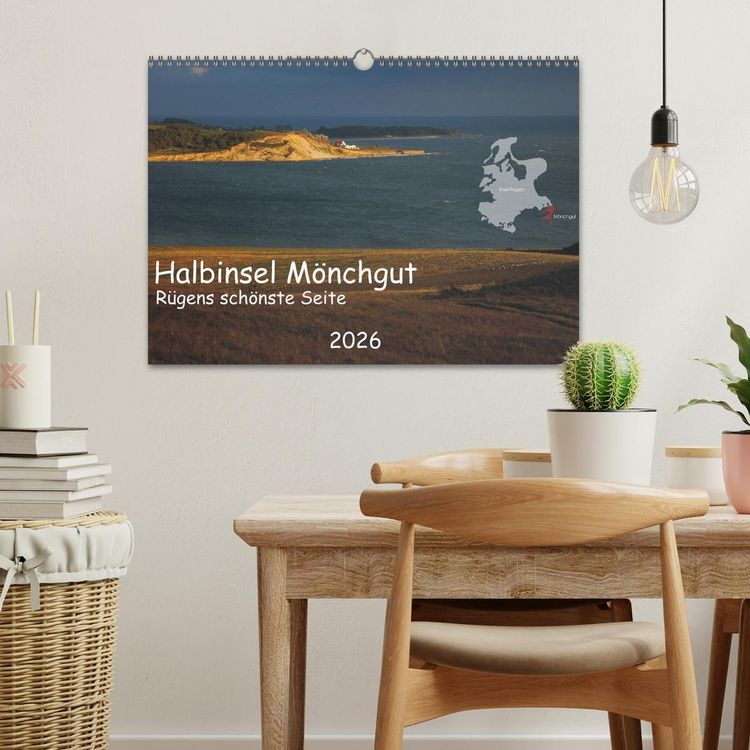 Produktbild: Halbinsel M&ouml;nchgut - R&uuml;gens sch&ouml;nste Seite (Wandkalender 2026 DIN A3 quer), CALVENDO Monatskalender