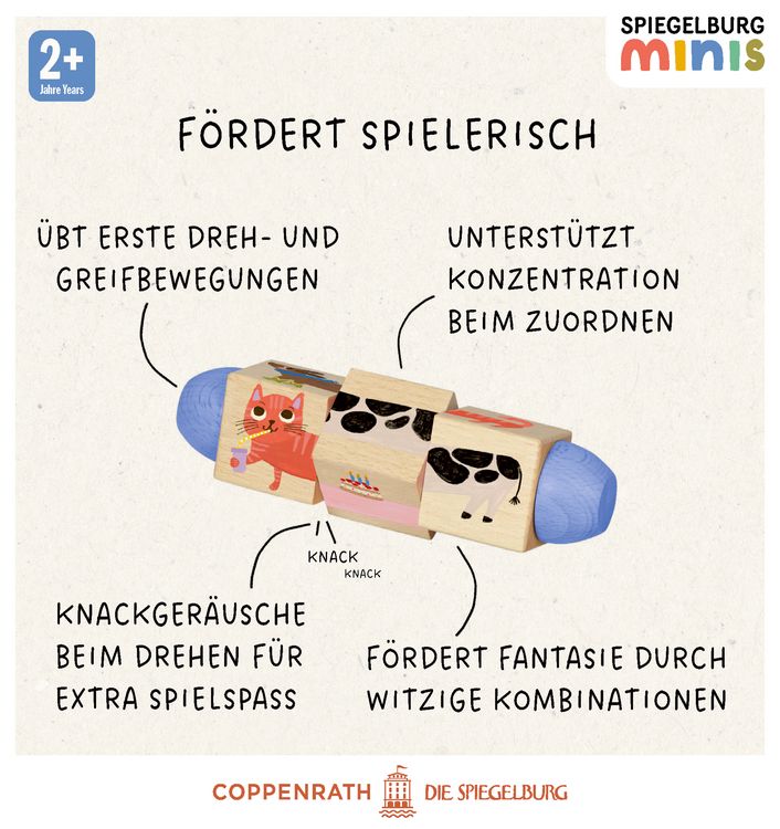 Produktbild: Holz-Dreh-Puzzle / Spiegelburg minis