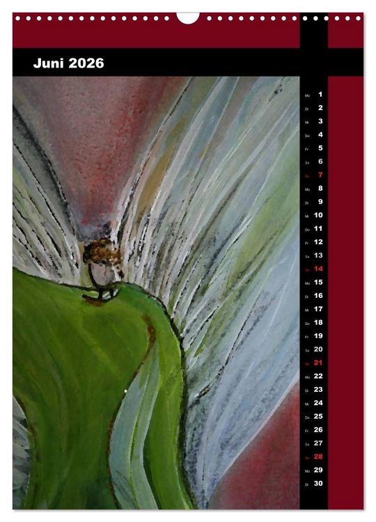 Produktbild: Farbenfrohe Engel (Wandkalender 2026 DIN A3 hoch), CALVENDO Monatskalender