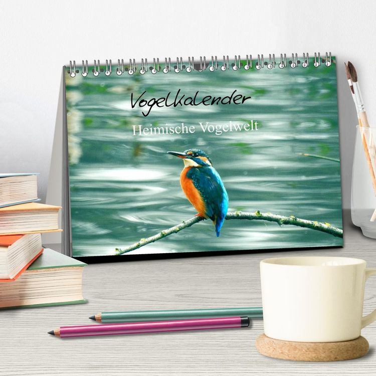 Produktbild: Vogelkalender (Tischkalender 2026 DIN A5 quer), CALVENDO Monatskalender