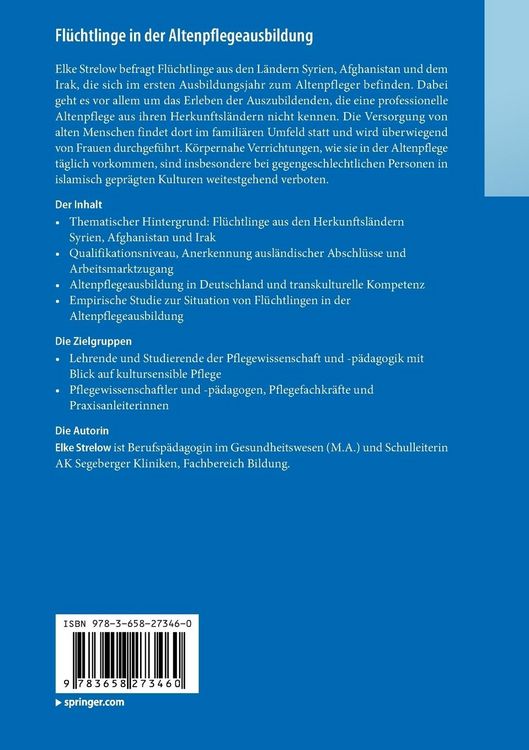 Produktbild: Fl&uuml;chtlinge in der Altenpflegeausbildung