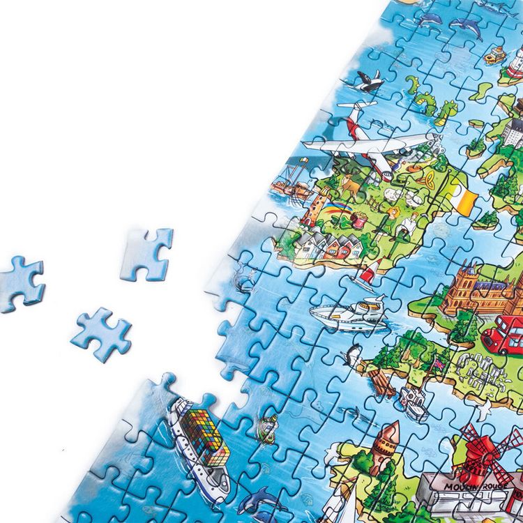 Produktbild: Puzzle De.tail Europa-Karte (1000 Teile) DT1000-16