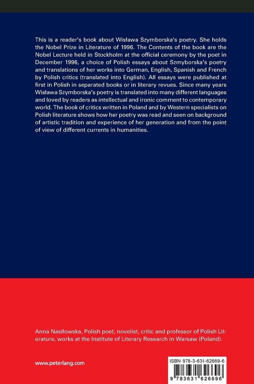Produktbild: Wisława Szymborska&rsquo;s poetry
