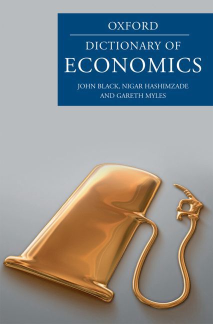 Produktbild: A Dictionary of Economics