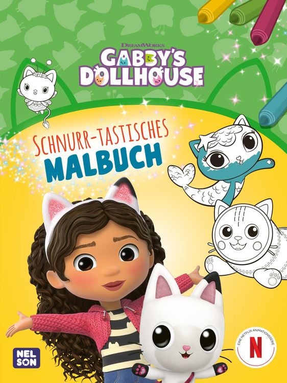 Produktbild: Gabby's Dollhouse: Schnurr-tastisches Malbuch