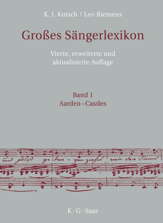 Produktbild: Gro&szlig;es S&auml;ngerlexikon