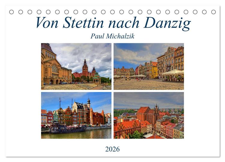 Produktbild: Von Stettin nach Danzig (Tischkalender 2026 DIN A5 quer), CALVENDO Monatskalender