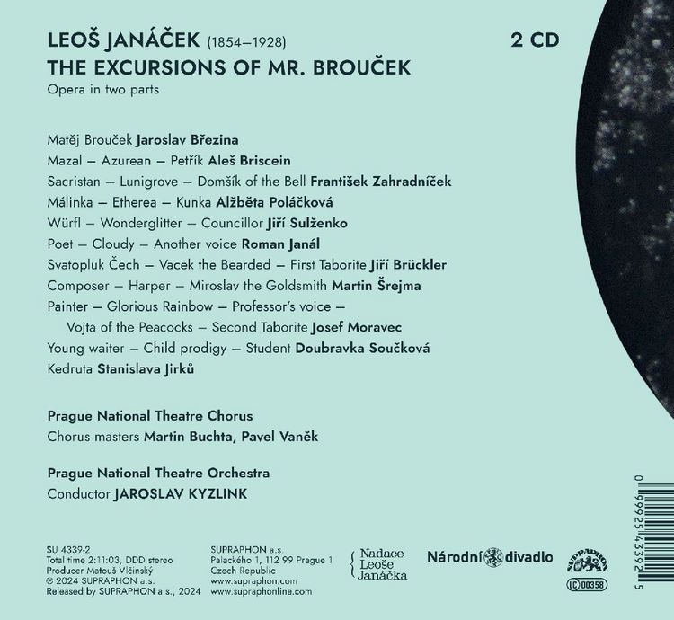 Produktbild: The Excursions of Mr. Broucek (Oper in 2 Akten)