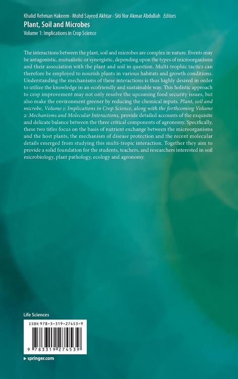 Produktbild: Plant, Soil and Microbes