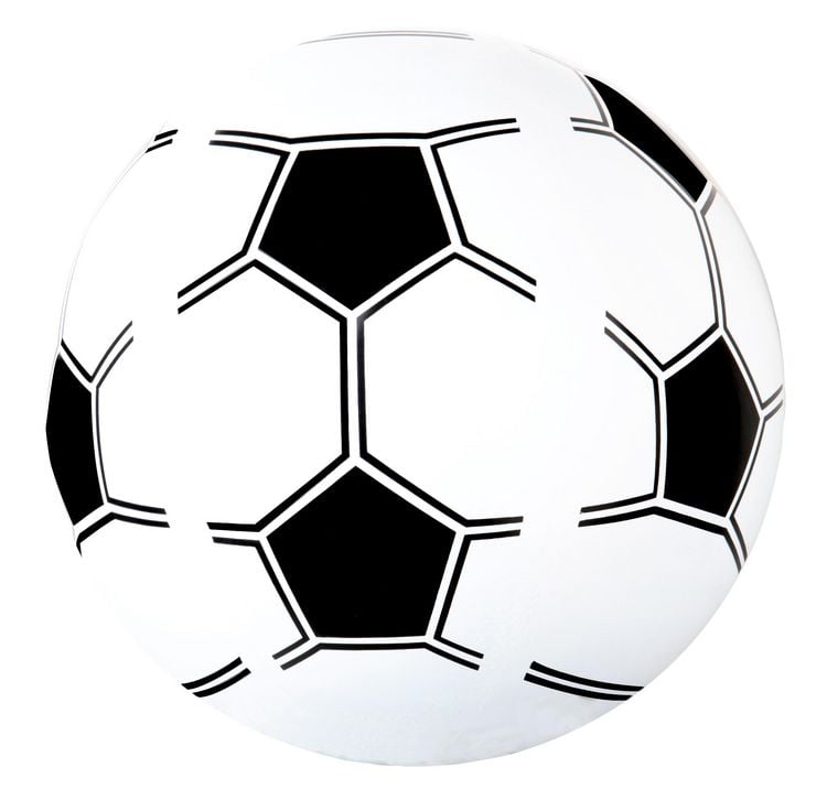 Produktbild: Splash & Fun Strandball Fu&szlig;ball, # ca. 30 cm