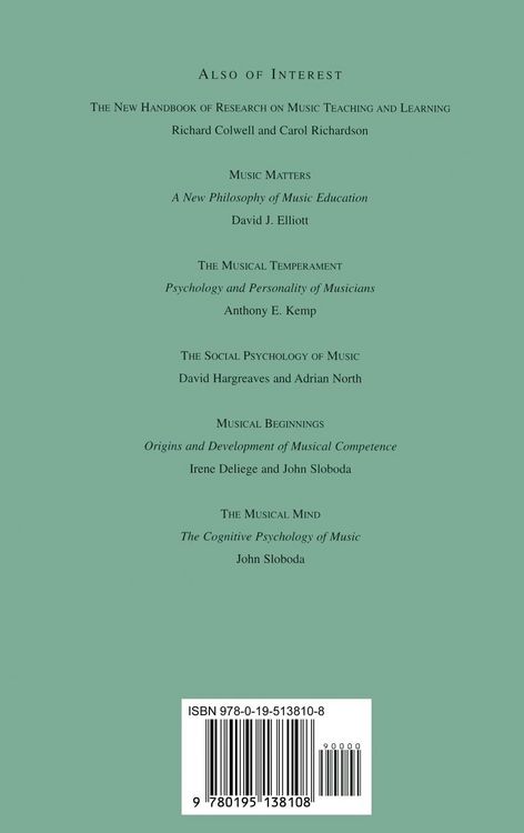 Produktbild: The Science and Psychology of Music Performance