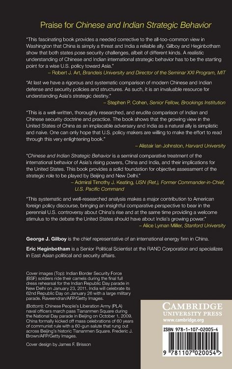 Produktbild: Chinese and Indian Strategic Behavior