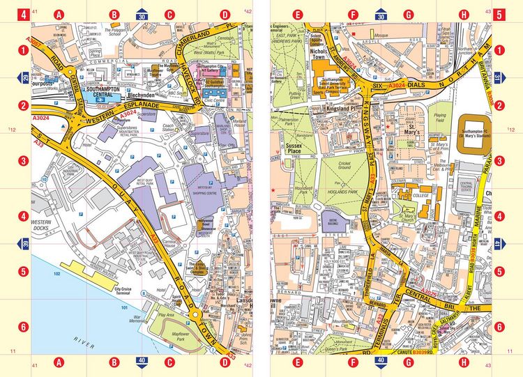 Produktbild: Southampton A-Z Street Atlas