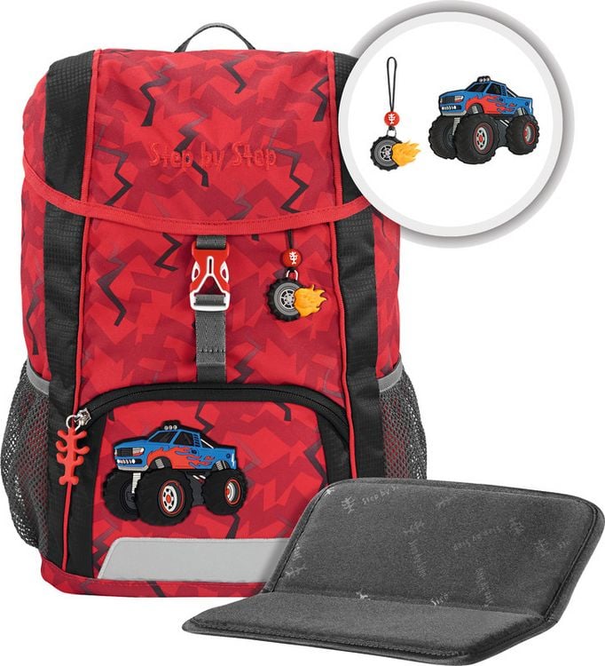 Produktbild: STEP BY STEP&reg; Kindergartenrucksack-Set Kid 3teilig, Monster Truck Rocky