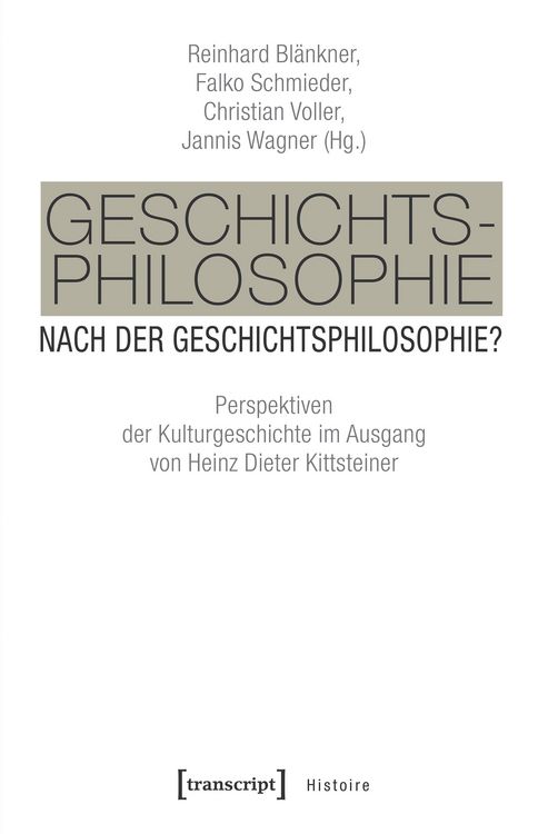 Produktbild: Geschichtsphilosophie nach der Geschichtsphilosophie?