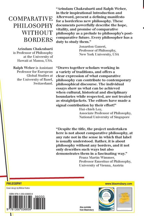 Produktbild: Comparative Philosophy without Borders