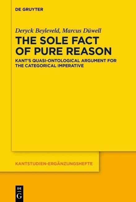 Produktbild: The Sole Fact of Pure Reason