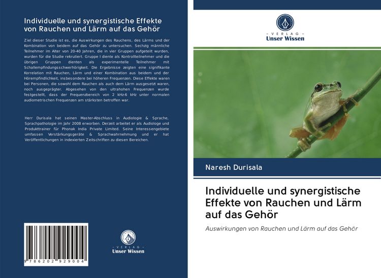 Produktbild: Individuelle und synergistische Effekte von Rauchen und L&auml;rm auf das Geh&ouml;r