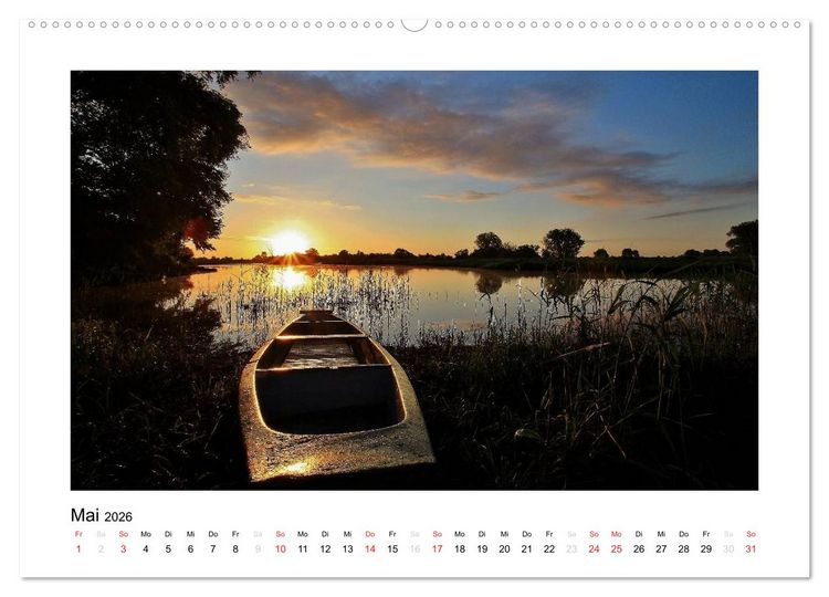 Produktbild: Boote 2026 (hochwertiger Premium Wandkalender 2026 DIN A2 quer), Kunstdruck in Hochglanz