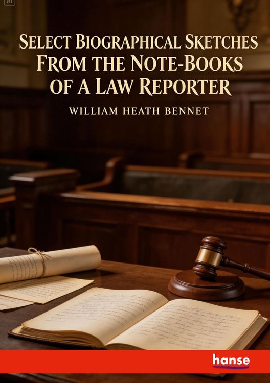 Produktbild: Select Biographical Sketches from the Note-Books of a Law Reporter