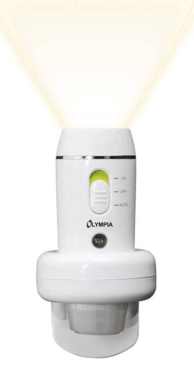 Olympia NL 300 LED Mini-Taschenlampe mit Nachtlicht-Funktion, mit Notlicht-Funktion akkubetrieben 5 h 105 g